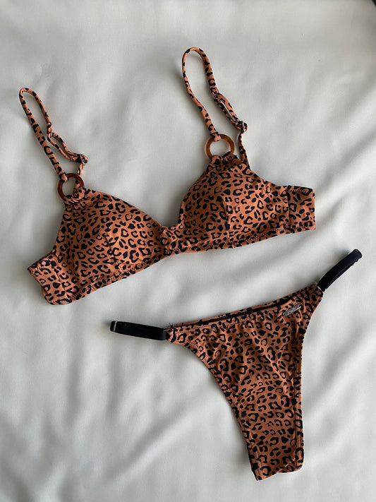 Conjunto bikini animal print
