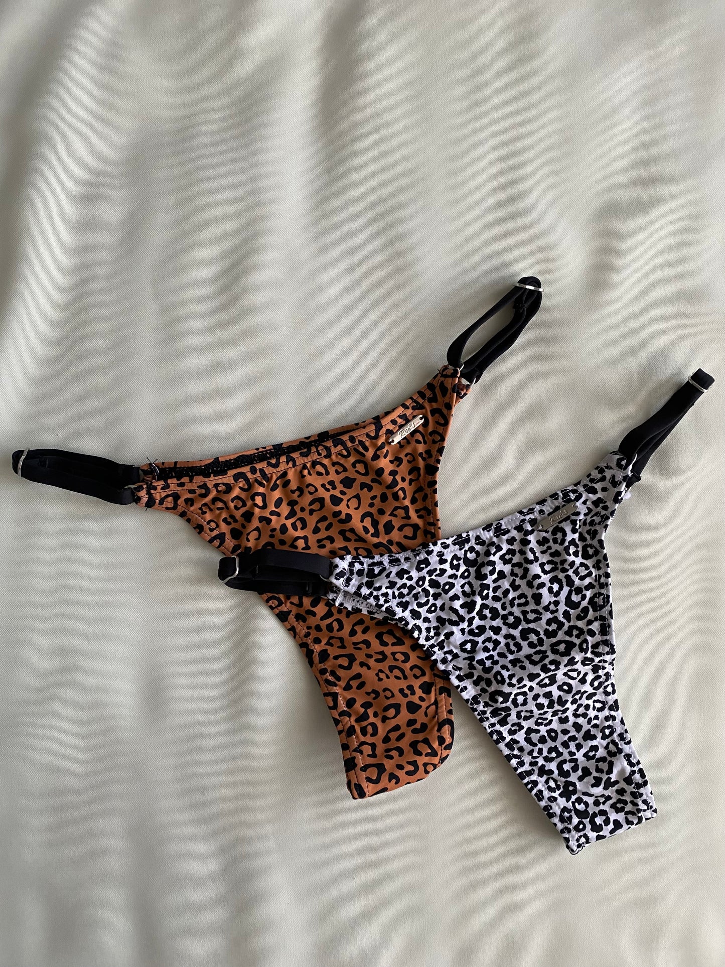 Bikini animal print regulable